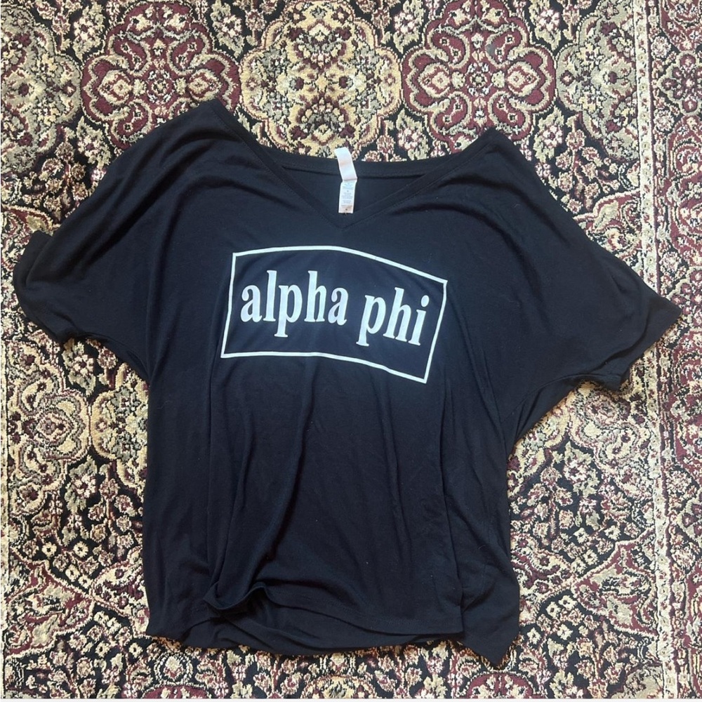 Alpha Phi Black T-Shirt
